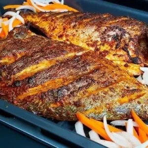 Poisson braisé + Portion Attiéké